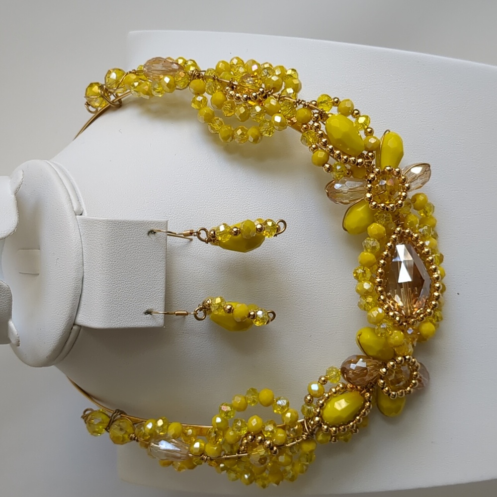 Handmade Necklace with earrings set